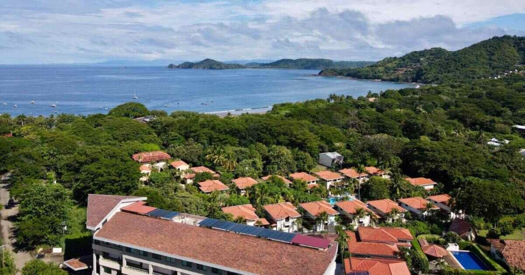 Overview of neighborhoods in Playa Hermosa, Guanacaste, Costa Rica